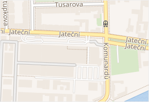 Jateční v obci Praha - mapa ulice