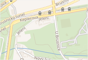 Jelení v obci Praha - mapa ulice