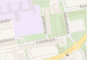 Jeřábkova v obci Praha - mapa ulice