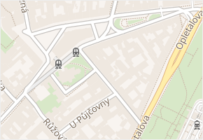 Jeruzalémská v obci Praha 1 - mapa ulice