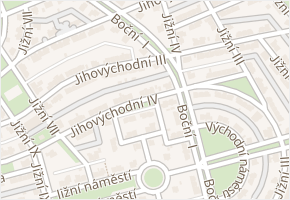 Jihovýchodní III v obci Praha - mapa ulice
