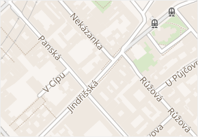Jindřišská v obci Praha - mapa ulice