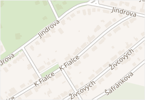 Jindrova v obci Praha - mapa ulice