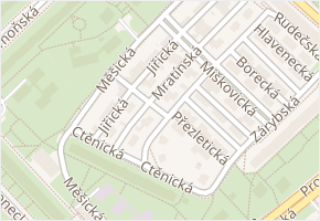 Jiřická v obci Praha 2 - mapa ulice