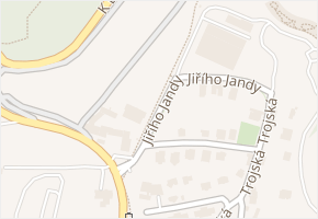 Jiřího Jandy v obci Praha 6 - mapa ulice