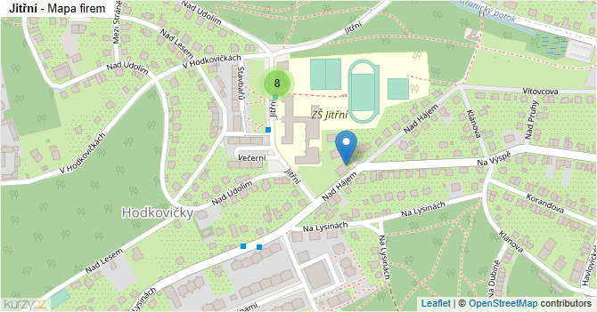 Jitřní - mapa firem