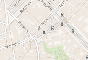 Jungmannovo náměstí v obci Praha - mapa ulice