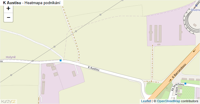 K Austisu - mapa podnikání