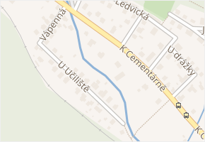 K cementárně v obci Praha 17 - mapa ulice