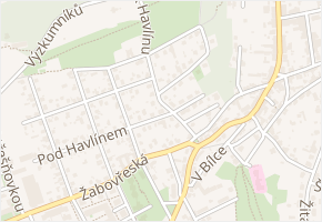 K Havlínu v obci Praha 3 - mapa ulice