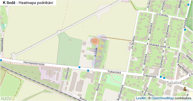 K lindě - mapa podnikání