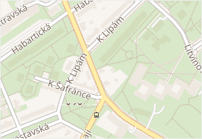 K lipám v obci Praha - mapa ulice