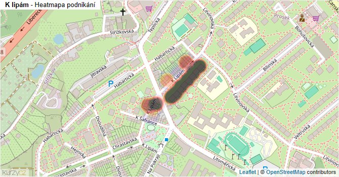 K lipám - mapa podnikání