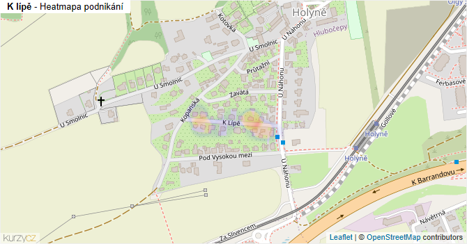 K lípě - mapa podnikání
