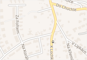 K Lochkovu v obci Praha - mapa ulice