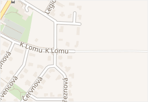 K lomu v obci Praha - mapa ulice