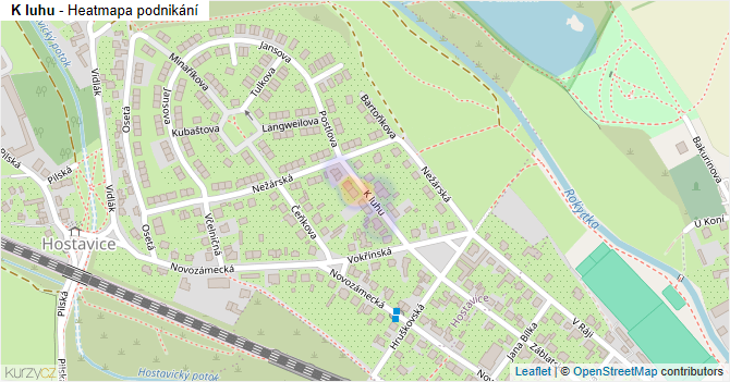 K luhu - mapa podnikání