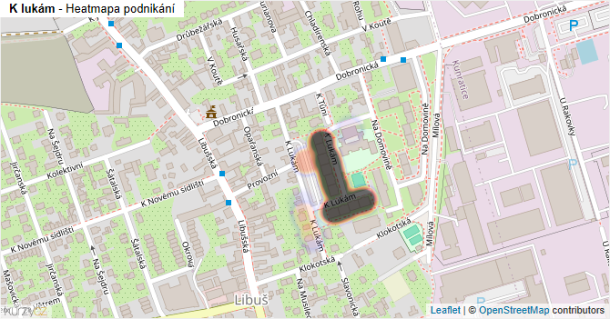 K lukám - mapa podnikání