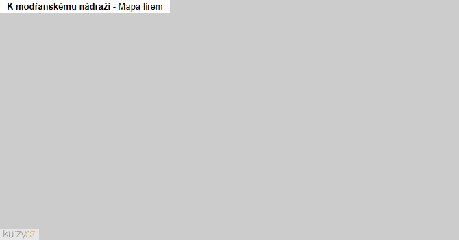 K modřanskému nádraží - mapa firem