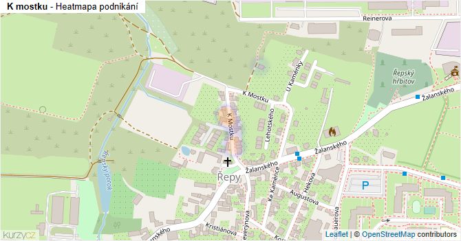 K mostku - mapa podnikání