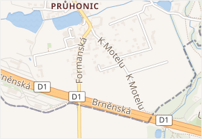 K mostu v obci Praha - mapa ulice