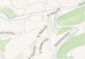 K návrší v obci Praha 7 - mapa ulice