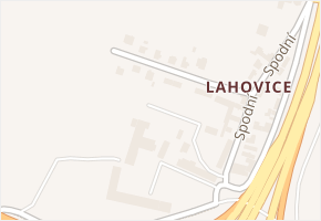 K novým domkům v obci Praha - mapa ulice