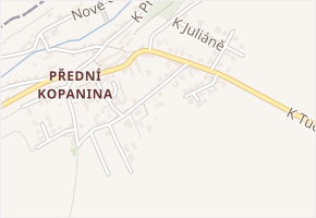 K Padesátníku v obci Praha - mapa ulice