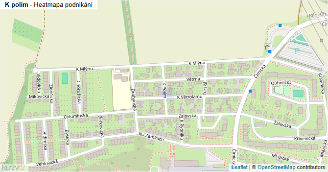 K polím - mapa podnikání