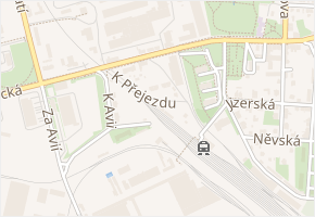 K přejezdu v obci Praha - mapa ulice