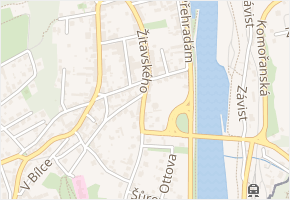 K přístavišti v obci Praha - mapa ulice