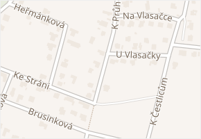 K Průhonicům v obci Praha - mapa ulice