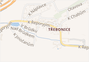K Řeporyjím v obci Praha - mapa ulice