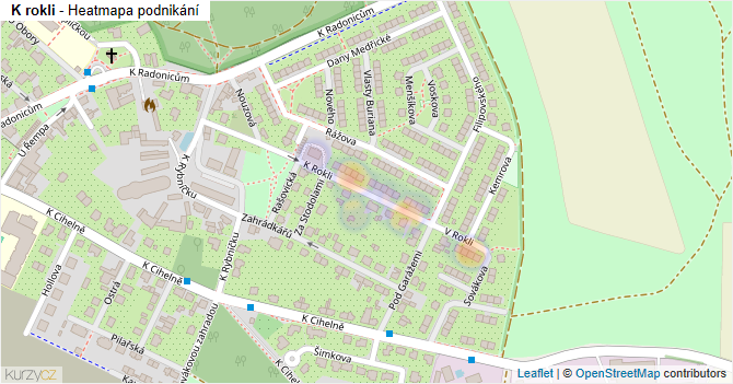 K rokli - mapa podnikání