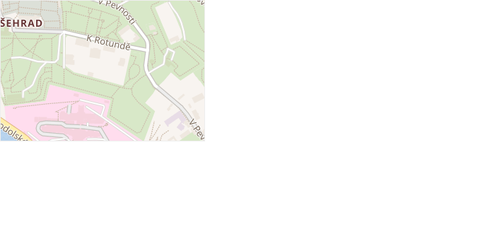K rotundě v obci Praha - mapa ulice