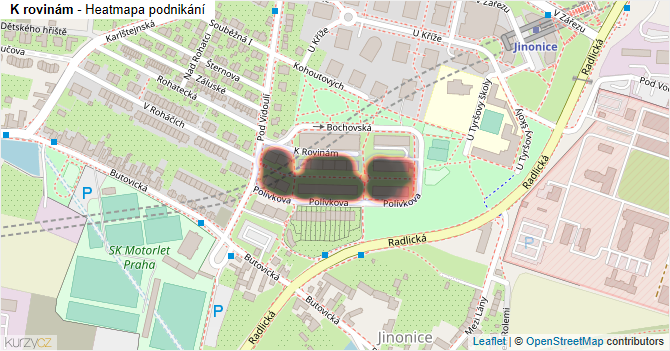 K rovinám - mapa podnikání