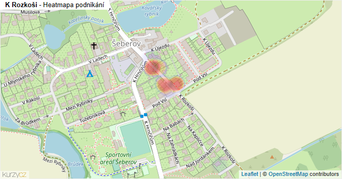 K Rozkoši - mapa podnikání