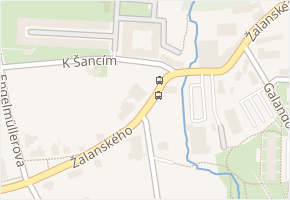 K šancím v obci Praha - mapa ulice