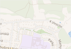 K Šubrtce v obci Praha - mapa ulice
