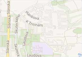 K trninám v obci Praha 2 - mapa ulice