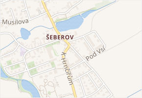 K Újezdu v obci Praha - mapa ulice