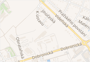 K ústavu v obci Praha - mapa ulice