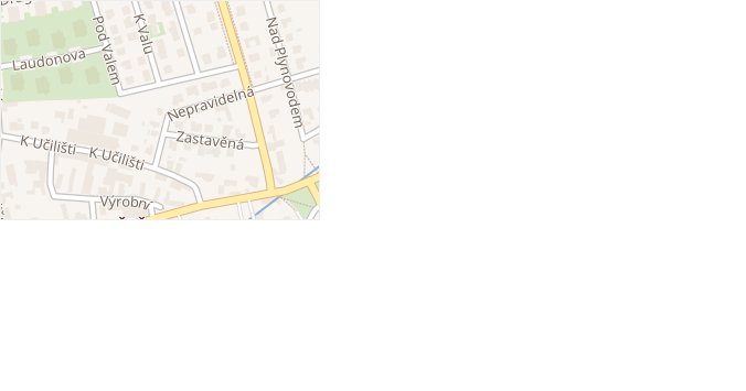 K valu v obci Praha 5 - mapa ulice