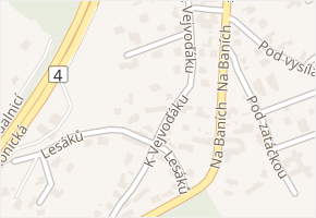 K Vejvoďáku v obci Praha - mapa ulice