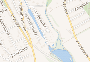 K Vodici v obci Praha - mapa ulice