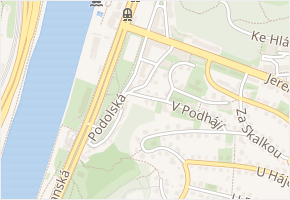K vysoké cestě v obci Praha - mapa ulice