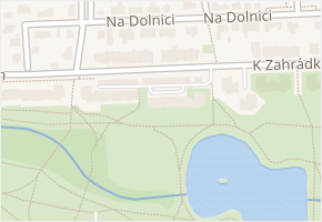 K zahrádkám v obci Praha 2 - mapa ulice