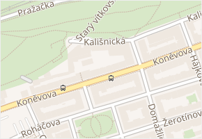 Kališnická v obci Praha 8 - mapa ulice