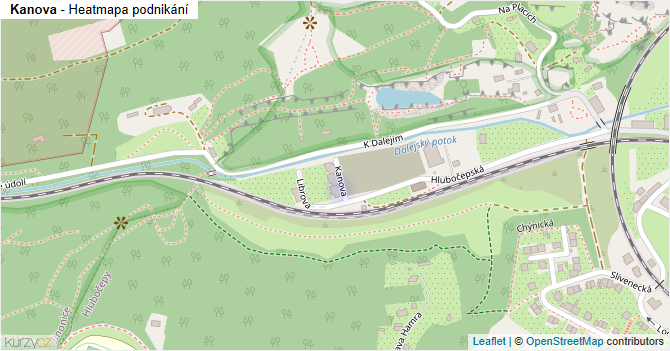 Kanova - mapa podnikání