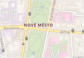 Karlovo náměstí v obci Praha 13 - mapa ulice